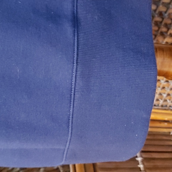 ELLEN TRACY French Terry "JOY" Sweatshirt Navy/Silver Snowflake - Med - EUC - Picture 12 of 14